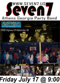 Seven 7 concert flyer on the back of the t-shirt 2009.07.17_Montanas.jpg